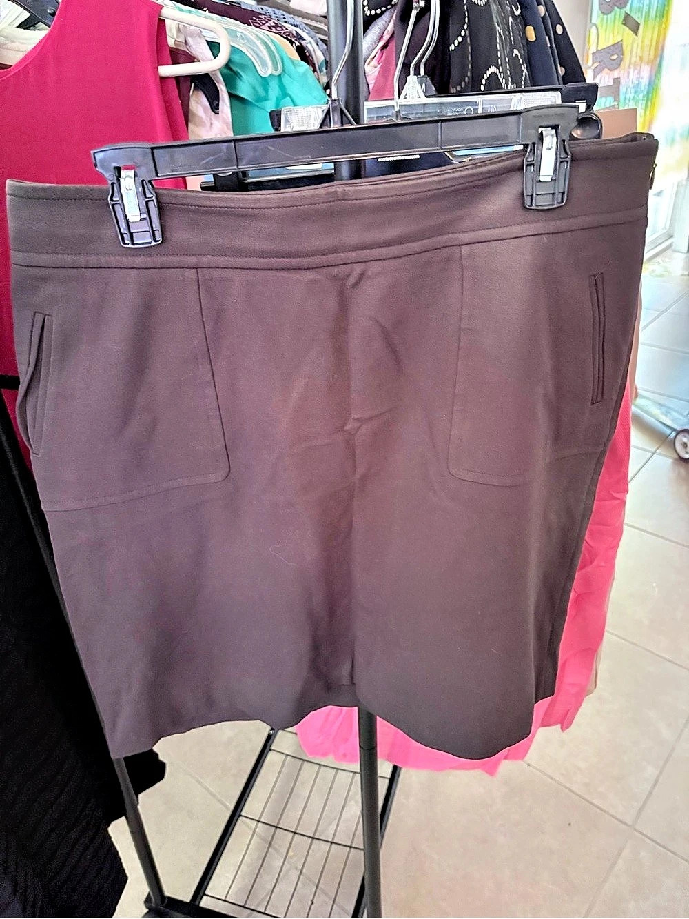 Talbots Pencil Skirt in Brown Size 10 Like New